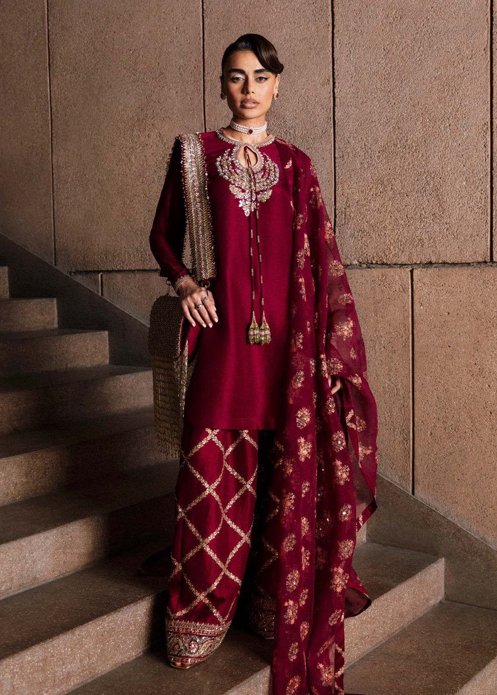Hussain Rehar - Merlot Ayla's Atelier
